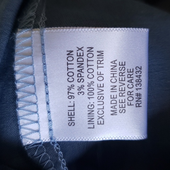 Modcloth Holiday Dress Medium Blue Red White Sleeveless Belt Snowflakes Winter - Picture 15 of 16